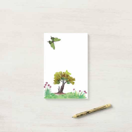 Buiten het groen  Post-it notities Post-it® Notes (Op bureau)