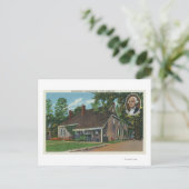 Buiten het hoofdkwartier van George Washington Briefkaart (Staand voorkant)