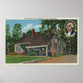 Buiten het hoofdkwartier van George Washington Poster (Voorkant)