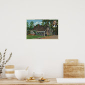 Buiten het hoofdkwartier van George Washington Poster (Keuken)