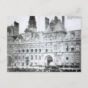 Buiten het Hotel de Ville Briefkaart