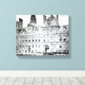 Buiten het Hotel de Ville Canvas Afdruk (Insitu (Houten vloer))