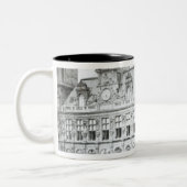 Buiten het Hotel de Ville Tweekleurige Koffiemok (Links)