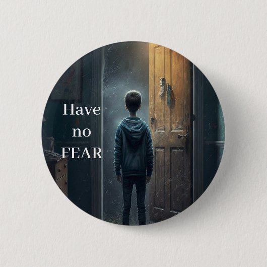 Buiten het Huis Ronde Button 5,7 Cm (Voorkant)