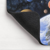 Buiten het landschap muismat (Hoek)