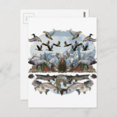 Buiten het leven briefkaart (Voorkant / Achterkant)