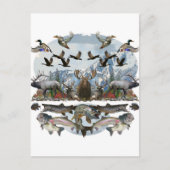 Buiten het leven briefkaart (Voorkant)