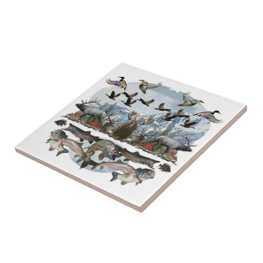 Buiten het leven tegeltje (Zijkant)