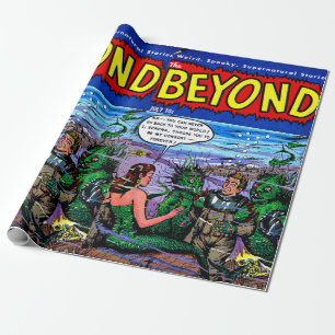 Buiten het Mermaid Kingdom Comics Cadeaupapier
