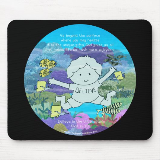 Buiten het oppervlak muismat (Voorkant)