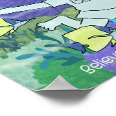 Buiten het oppervlak poster (Hoek)