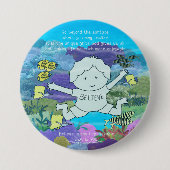 Buiten het oppervlak ronde button 7,6 cm (Voorkant)