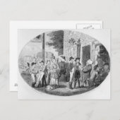 Buiten het Oude Tavern van Petten Briefkaart (Voorkant / Achterkant)