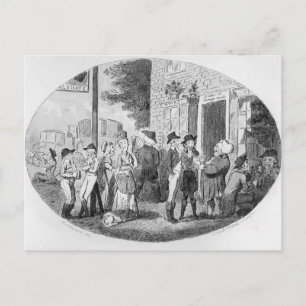 Buiten het Oude Tavern van Petten Briefkaart