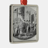 Buiten het Oude Tavern van Petten Metalen Ornament (Rechts)