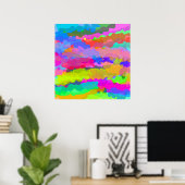Buiten het Poster van de regenboog (Thuiskantoor)