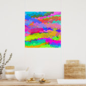 Buiten het Poster van de regenboog (Keuken)