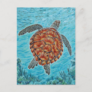 Buiten het rif briefkaart