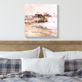 Buiten het seizoen canvas afdruk (Insitu (Slaapkamer))