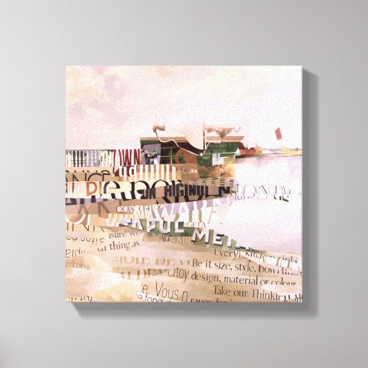 Buiten het seizoen canvas afdruk (Voorkant)