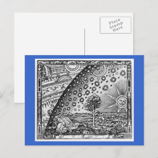 Buiten het universum briefkaart (Voorkant / Achterkant)