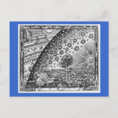 Buiten het universum briefkaart (Voorkant)