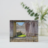 Buiten het venster Incan Briefkaart (Staand voorkant)