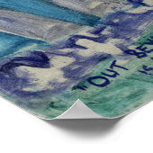 "Buiten het verkeerde doen en goed doen" van Rumi Poster (Hoek)