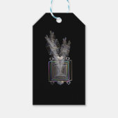 Buiten het vierkant cadeaulabel (Voorkant)