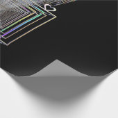 Buiten het vierkant cadeaupapier (Hoek)