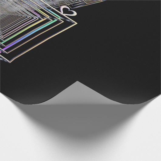 Buiten het vierkant cadeaupapier (Hoek)