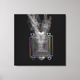 Buiten het Vierkant Canvas Afdruk