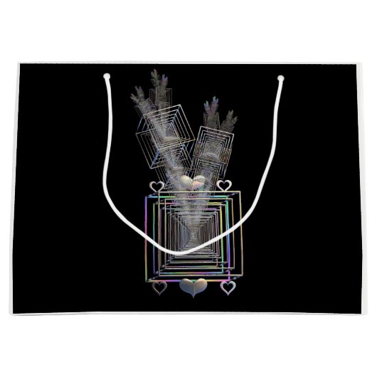 Buiten het vierkant large cadeautasje (Voorkant)