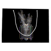 Buiten het vierkant large cadeautasje (Achterkant)