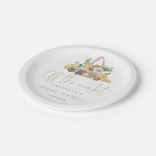 Buiten het Vrijgezellenfeest van de markt Papieren Bordje (Gekanteld)