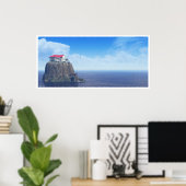 Buiten het Zee Poster (Thuiskantoor)