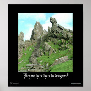 Buiten hier zijn er tekenen poster
