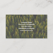 Buiten | Hiker Logo | Bossen Visitekaartje (Achterkant)