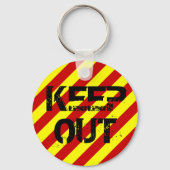 BUITEN HOUDEN SLEUTELHANGER (Voorkant)