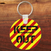 BUITEN HOUDEN SLEUTELHANGER (Voorkant)