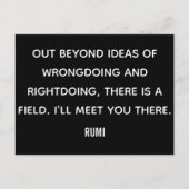 Buiten ideeën... Rumi Briefkaart (Voorkant)