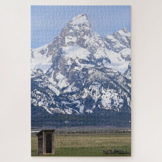 Buiten in de Tetons - Rocky Mountains - 20x30 Legpuzzel (Verticaal)