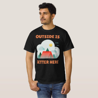Buiten Is Beter Hier Kampeeruitje T-shirt