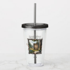Buiten is het nieuwe offline – Tumbler voor natuur Acryl Drinkbeker