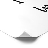 Buiten kampeer vrijgezellenfeest welkomstbord poster (Hoek)