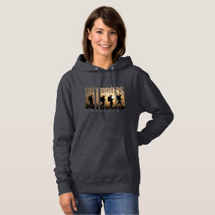 Buiten kamperen   Hoodie voor dames
