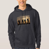 Buiten kamperen | MANNEN Hoodie (Voorkant)