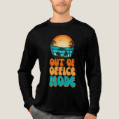 Buiten kantoor modus Tri-Blend shirt (Voorkant volledig)