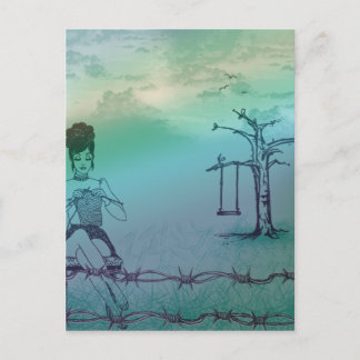 Buiten Knitting Post Card2 Briefkaart