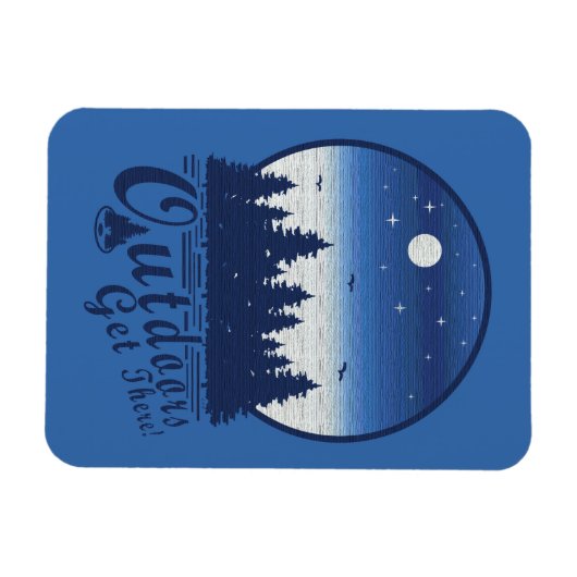 Buiten, kom daar magneet (Horizontaal)